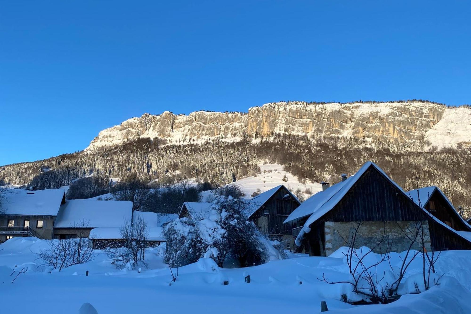 Charmante Maison Au Desert D'Entremont Les Déserts Exterior foto